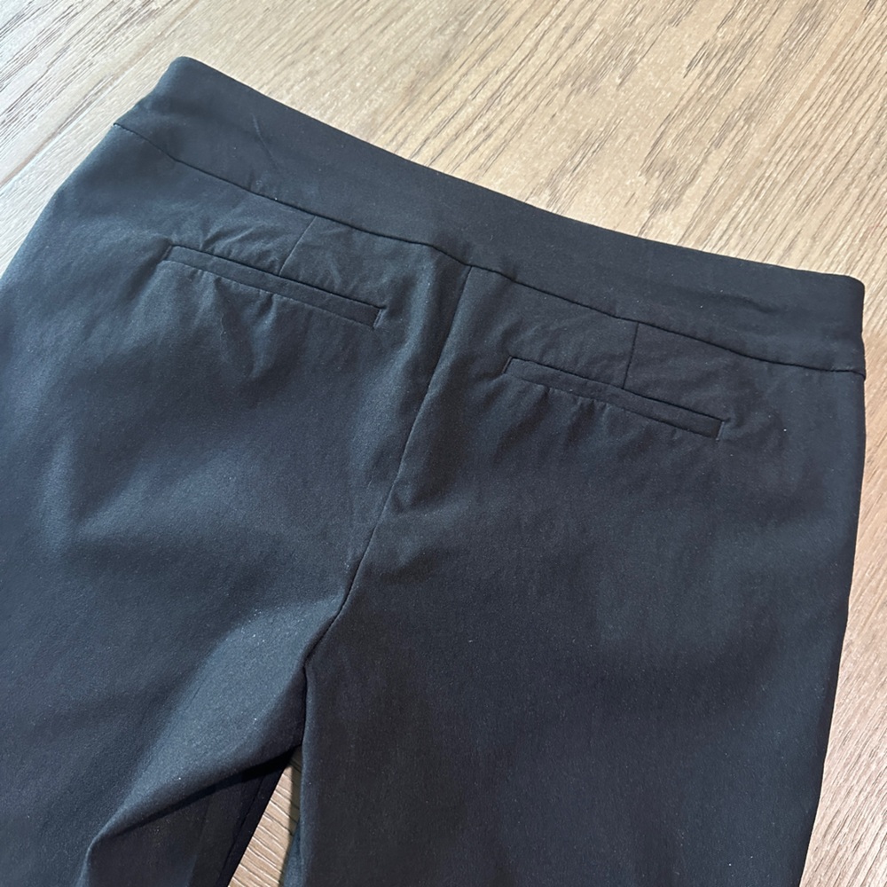 Chico’s Basic Slit Ankle Pants Size 2P Black - Picture 8 of 11